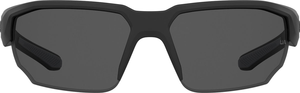 UA0012S 003-M9 Under Armour Blitzing Sport Sunglasses (Matte Black/Grey)