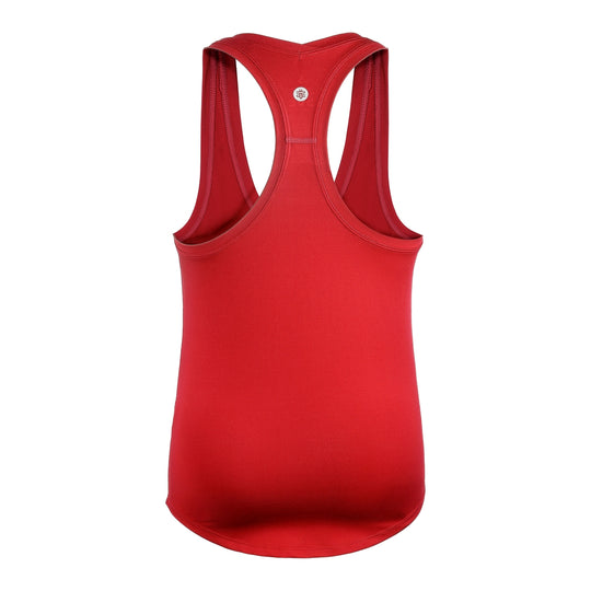 W2206-CD DUC Hailey Women's Racer-Back Tennis Tank Top (Cardinal)