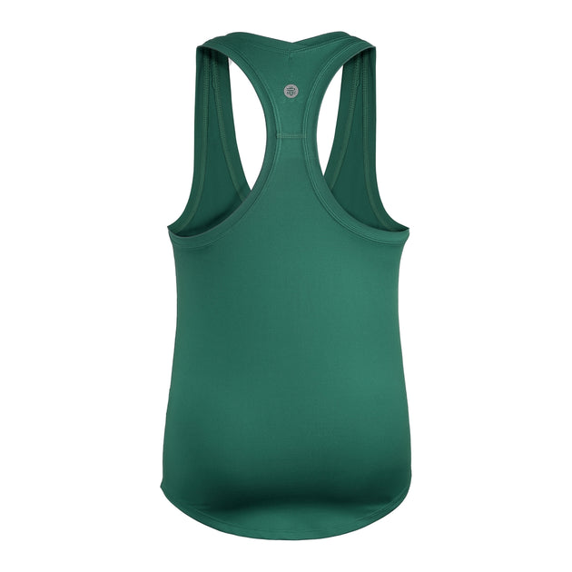 W2206-PN DUC Hailey Women's Racer-Back Tennis Tank Top (Pine-Green)