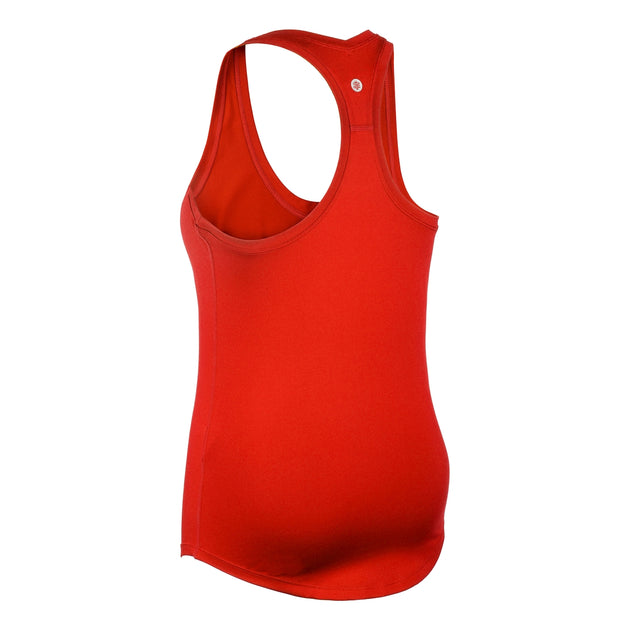 W2206-RD DUC Hailey Women's Racer-Back Tennis Tank Top (Red)