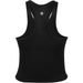W2210-BK DUC Bonita Women's Crop Cut Tennis Tank Top (Black)