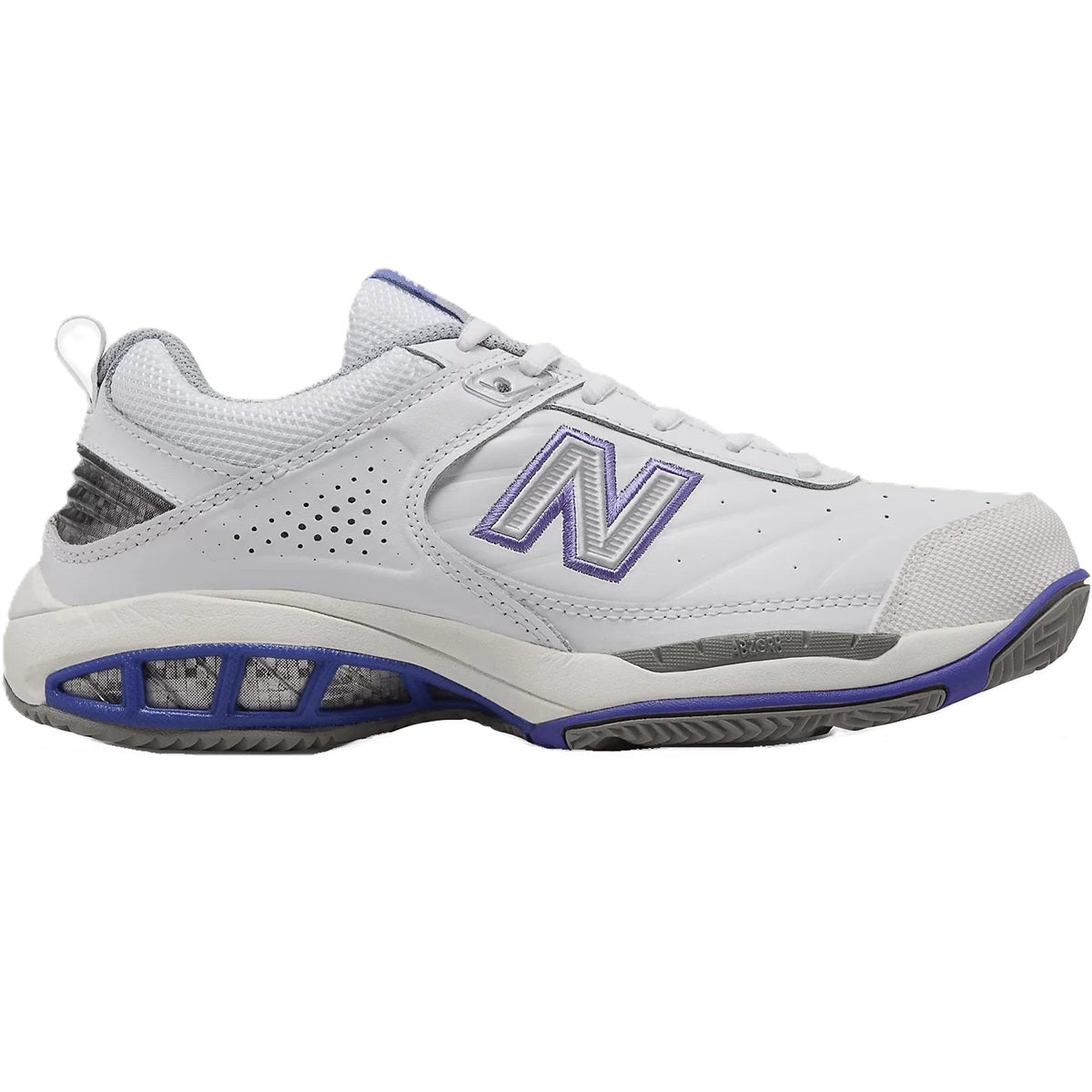 WC806W-B- New Balance Women's Tennis Shoes (White/Navy)