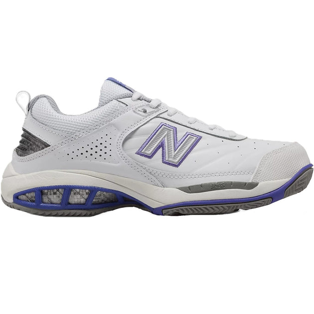 WC806W-B- New Balance Women's Tennis Shoes (White/Navy)