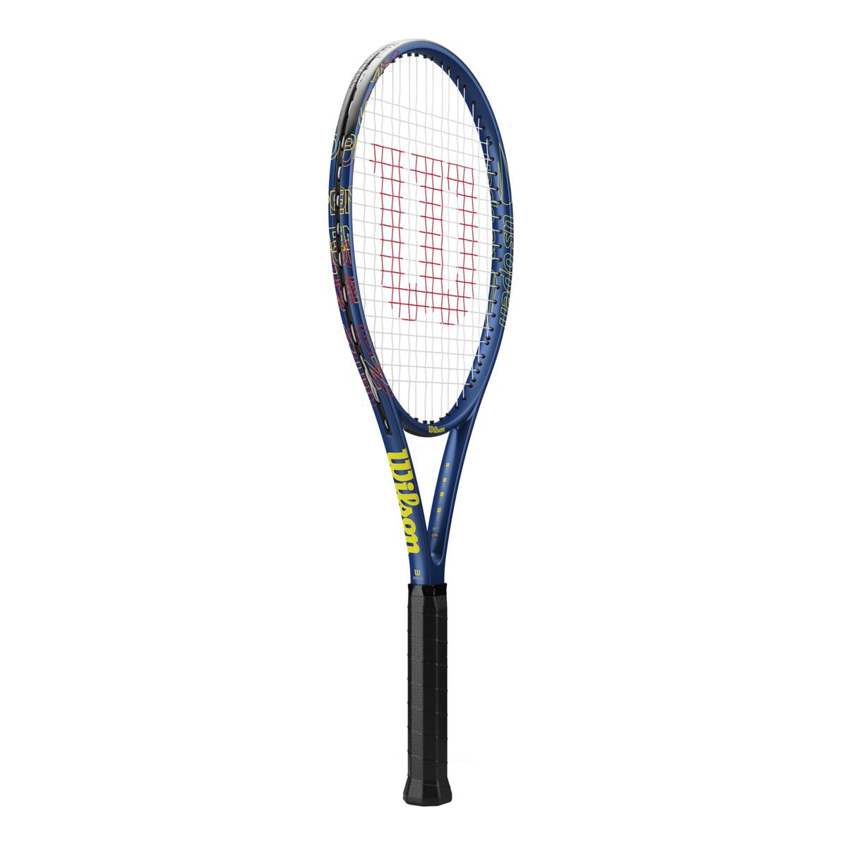 WR088510U-WR8005203001-Balls-BNDL Wilson US Open GS 105 Tennis Racquet Bundled w Advantage II Tennis Bag (Green) and 3 Tennis Balls