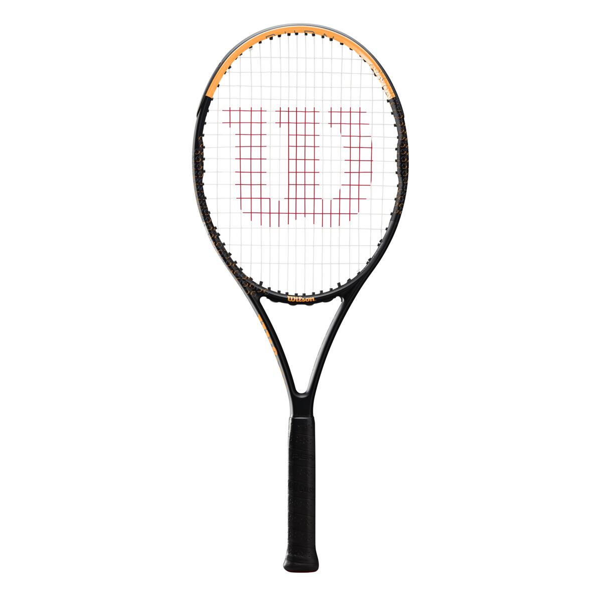 WR092610U-WR8005202001-BNDL Wilson Burn Spin 103 Tennis Racquet Bundled w Advantage II Tennis Bag (Red) b