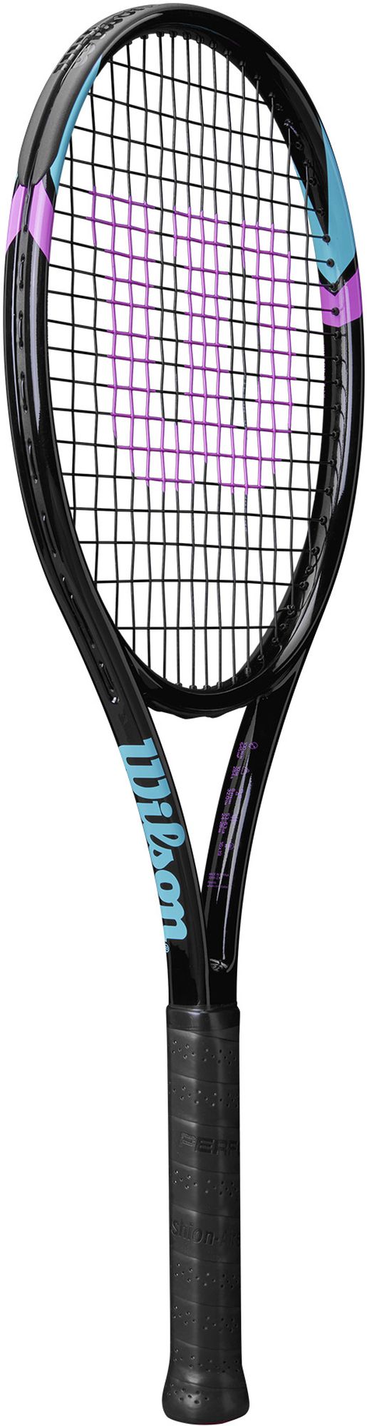 WR119310U-WR8005201001-Balls-BNDL Wilson Six LV Tennis Racquet Bundled w Advantage II Tennis Bag Pink and 3 Tennis Balls