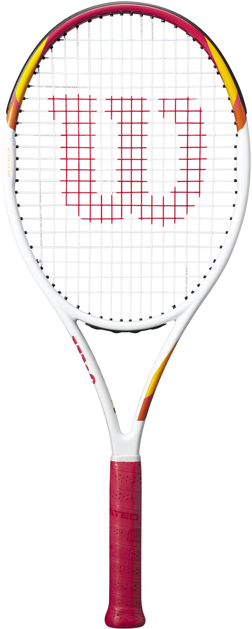 WR125010U-WRZ601403-Balls-BNDL Wilson Six One Tennis Racquet Bundled w Advantage II Tennis Bag (Black) and 3 Tennis Balls