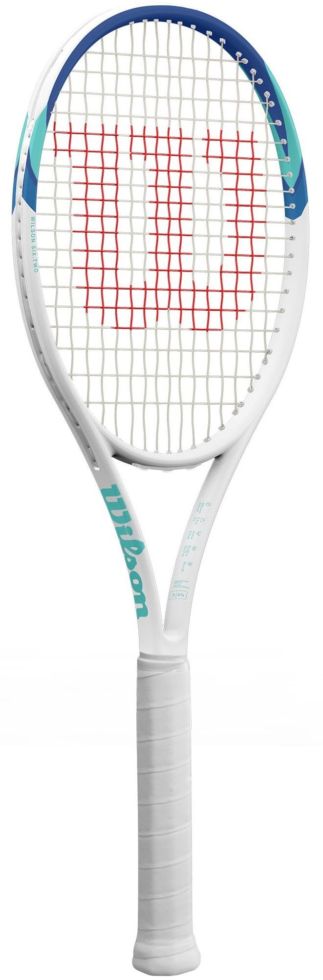 WR125110U-WR8047603001-Balls Wilson Six Two Tennis Racquet Bundled w an Advantage 2.5 Tennis Bag (Navy) and 3 Tennis Balls