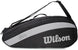 Blade101L-FedTeam-Balls Wilson Blade 101L v8 Tennis Racquet Bundled w a Federer Team 3 Racquet Bag & Balls