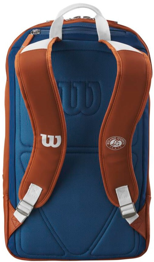 WR8030901 Wilson Roland-Garros Super Tour Tennis Backpack (Cream/Clay)
