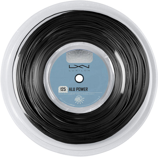 Luxilon ALU Power 125 Tennis String (Reel) - Black