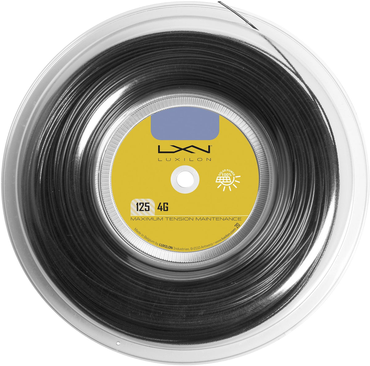 Luxilon 4G 125 Limited Edition Black Tennis String (Reel)