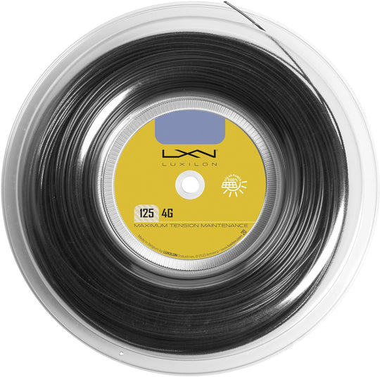 Luxilon 4G 125 Limited Edition Black Tennis String (Reel)