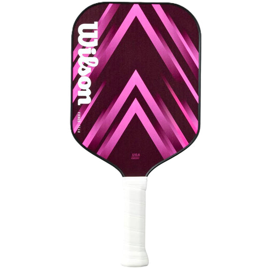 WR89138011U Wilson Fierce Team V2 Pickleball Paddle (Black/Pink)
