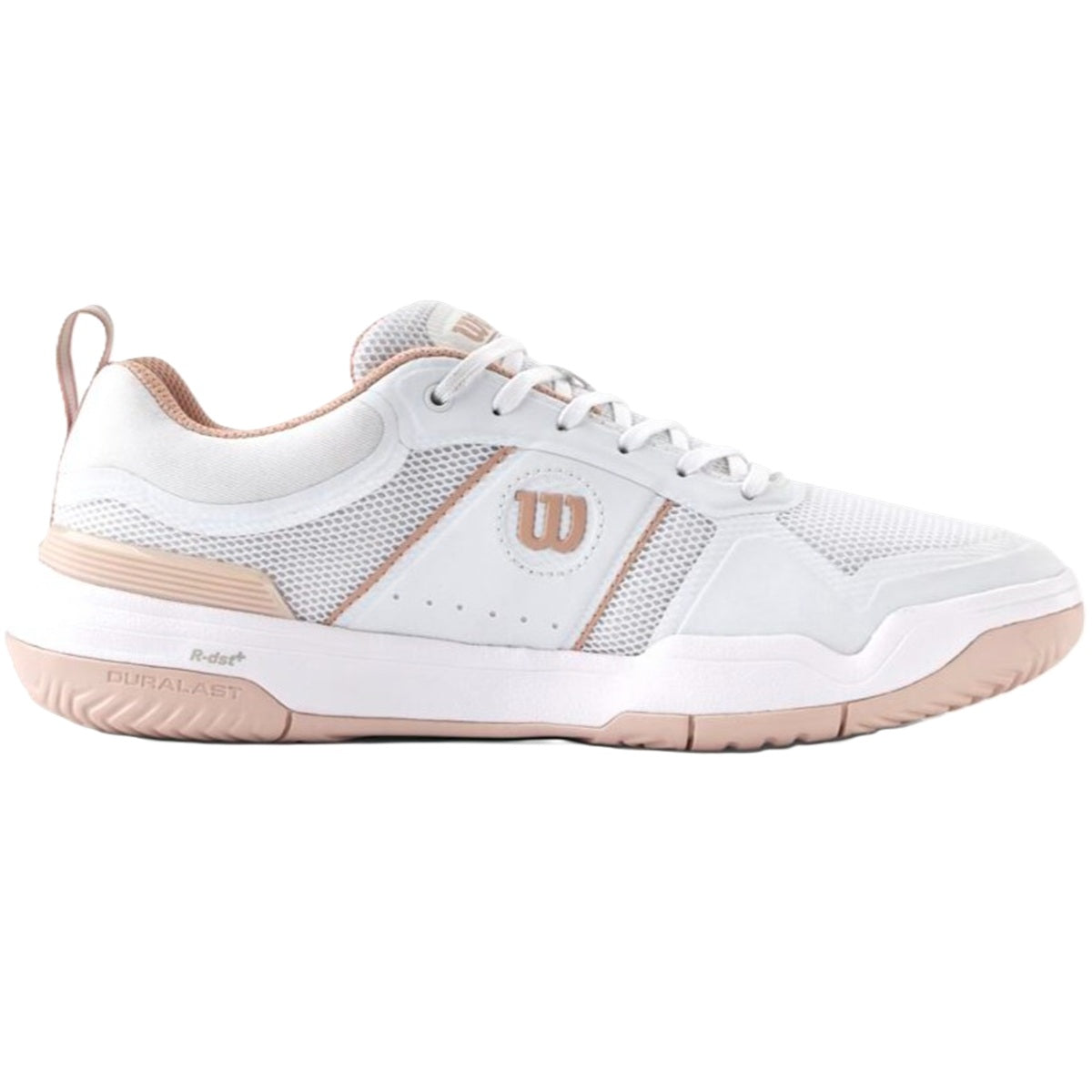 WRS334590U Wilson Women's Pickle Pro Pickleball Shoes (White/White/Cameo Rose)