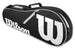 FedererJr-Closeout-WRZ601003-Balls Wilson Roger Federer 21 Inch Yellow Junior Tennis Racquet Bundled with 1 Navy White Advantage II Tennis Bag and Balls c