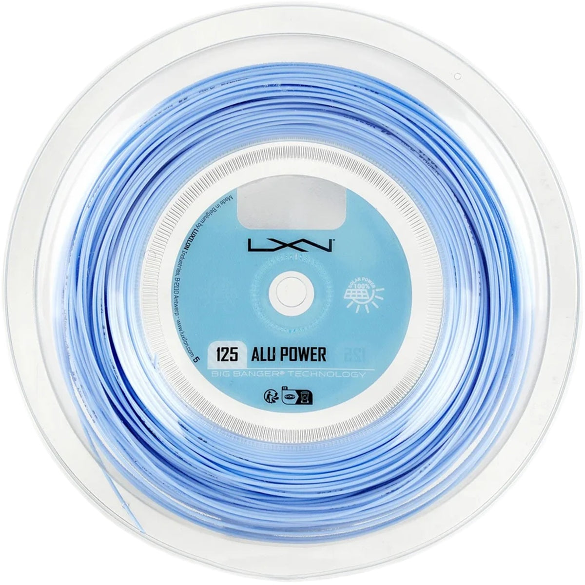 Luxilon ALU Power 125 Tennis String (Reel) - Ice Blue