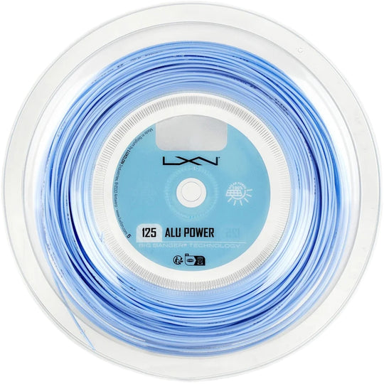 Luxilon ALU Power 125 Tennis String (Reel) - Ice Blue