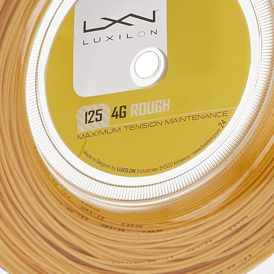 WRZ990144_Luxilon_4G_Rough_125_Gold_Tennis_String_Reel