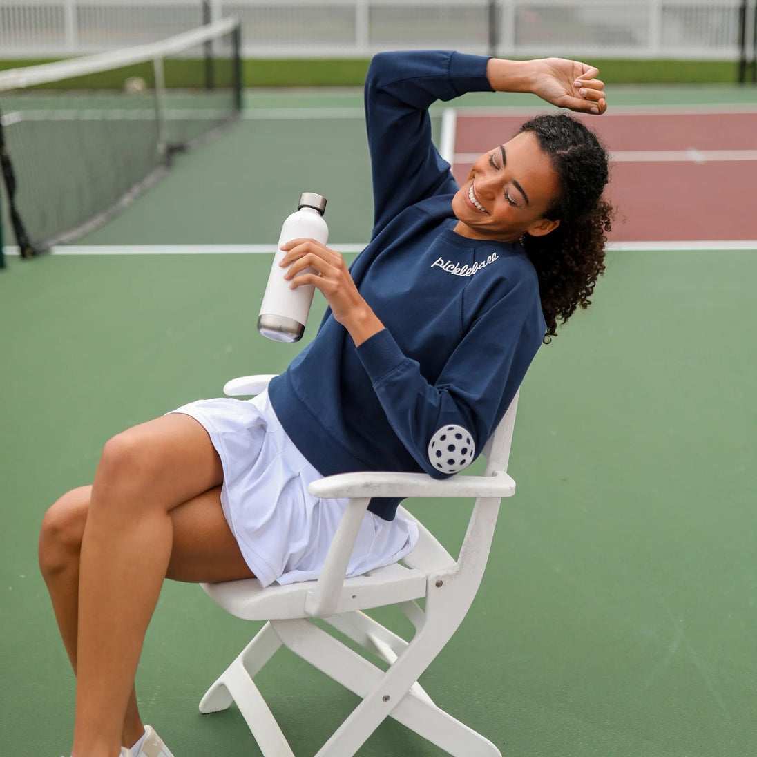 WSW301 Ame & Lulu Women's Love All Après Pickleball Sweatshirt