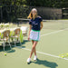WTS150 Ame & Lulu Women's Sporty Love Game Set Match Tennis T-Shirt