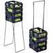 BP-M-Black Tourna Ballport Mini 36-Ball Tennis Ball Hopper (Red, Blue or Black)