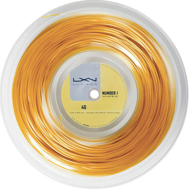Luxilon 4G 120 Tennis String (Reel) - Gold
