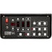 Control panel with indicators on a white background