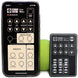 Phone case with remote control design and tennis ball on a white background