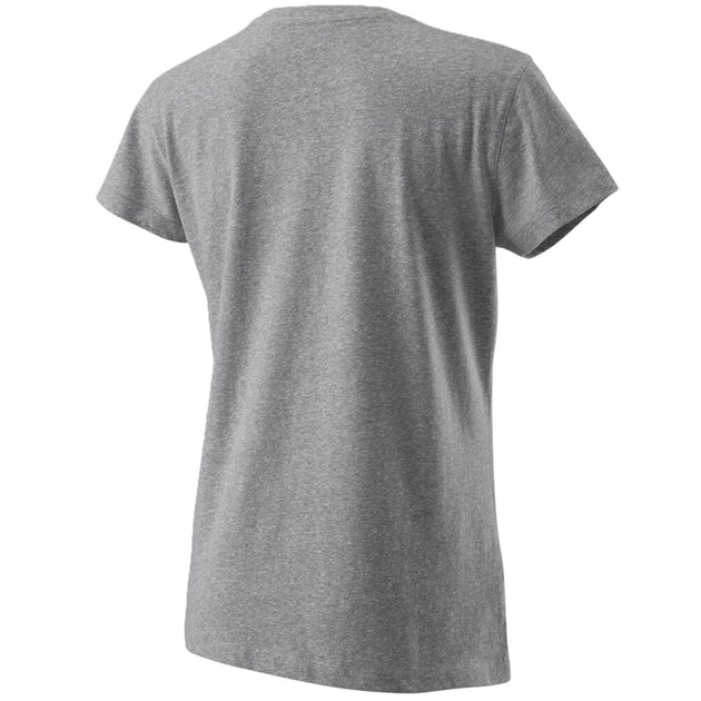wra781202 Wilson Women's Blur W Tech Tennis Tee (Heather Gray)